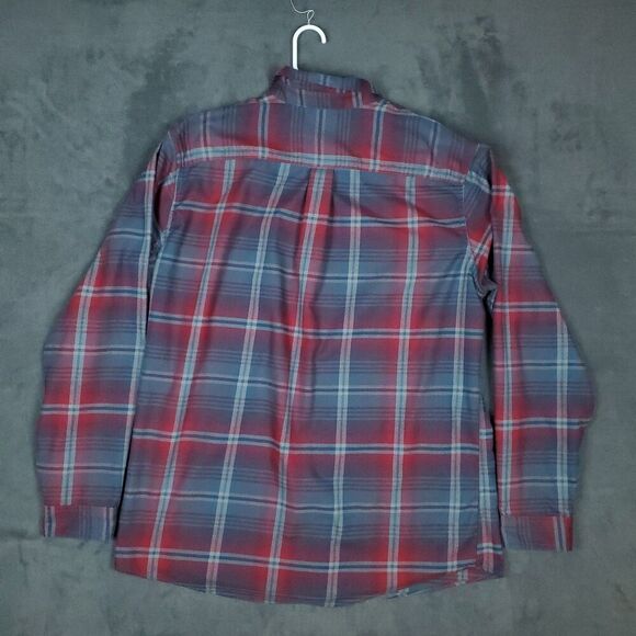 Eddie Bauer Shirt Travex Mens TXL Classic Fit Long Sleeve Button Up Plaid Casual - Picture 2 of 15